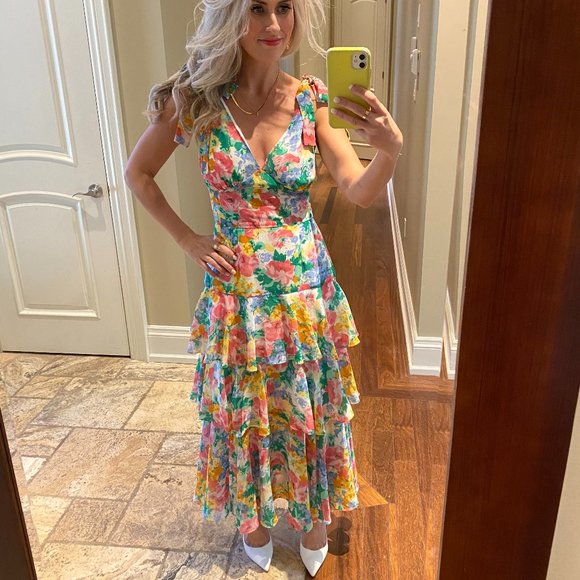 WAYF floral tiered dress - Picture 1 of 1